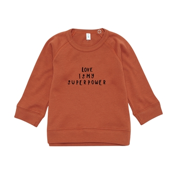 Organic Zoo - Sweatshirt love - Rust